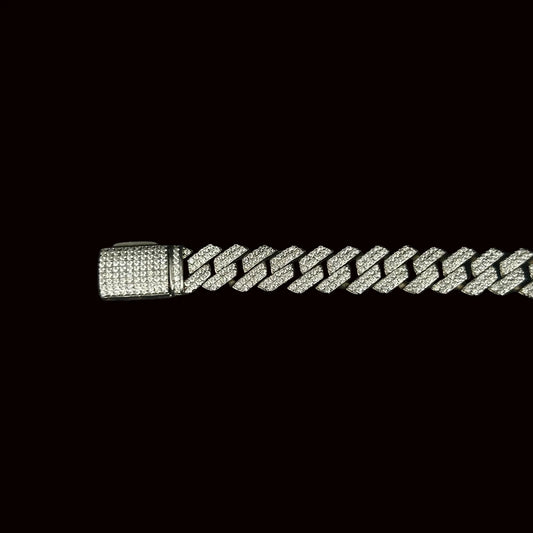 8mm VVS Cuban Link Bracelet