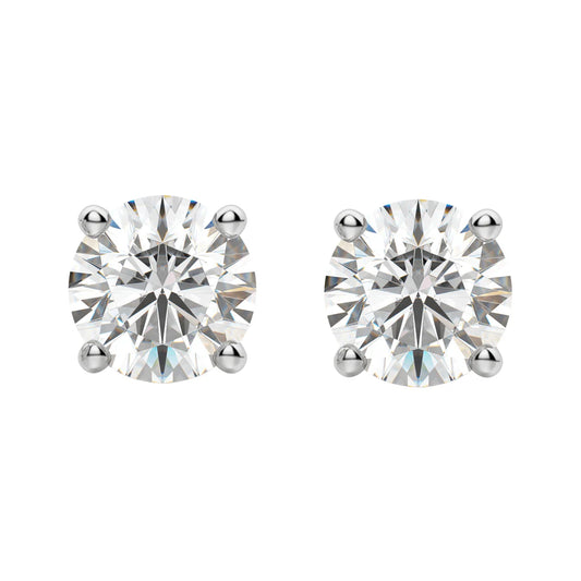VVS Moissanite Stud Earrings