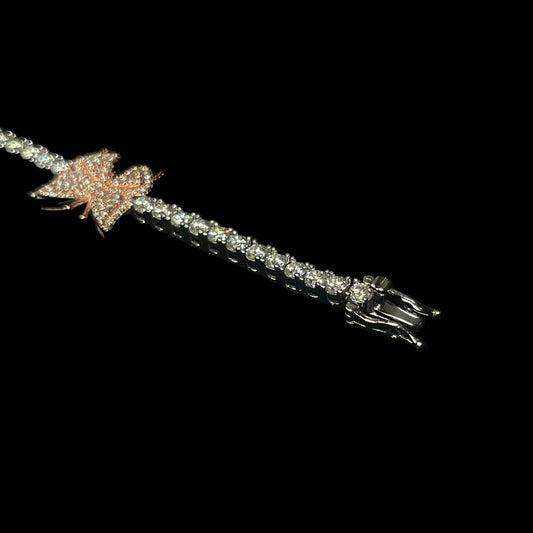 3mm VVS Butterfly Tennis Bracelet