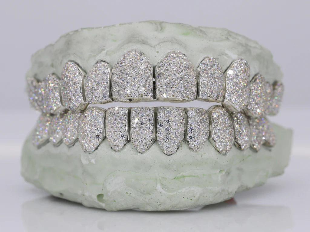 12 On 12 VVS Moissanite Grillz