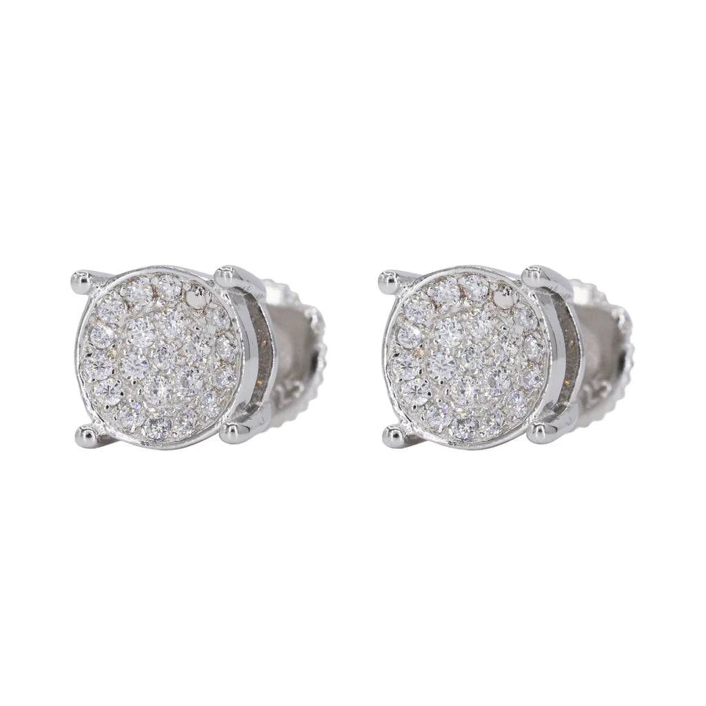 VVS Moissanite Circle Bowl Earrings