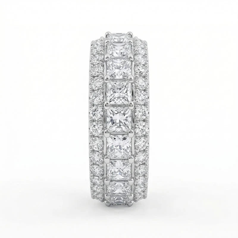 VVS Moissanite Princess Cut Rings