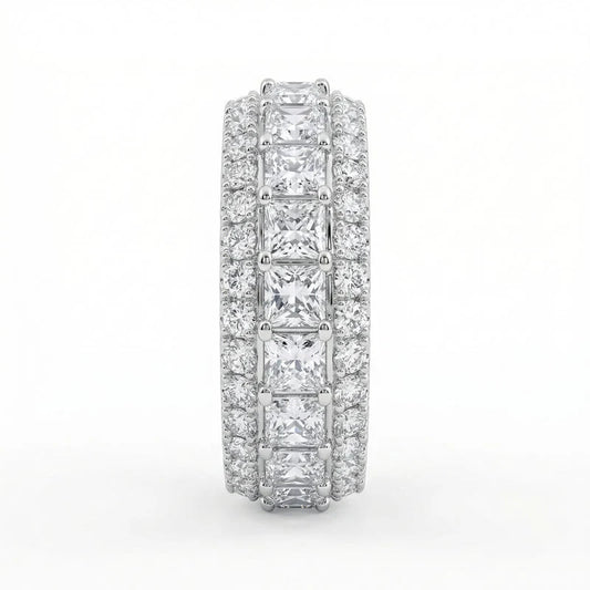 VVS Moissanite Princess Cut Rings