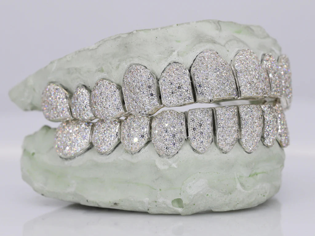 12 On 12 VVS Moissanite Grillz