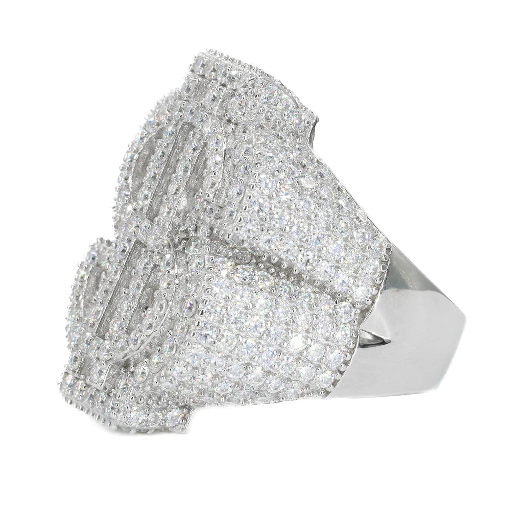 VVS Moissanite Dollar Sign Ring