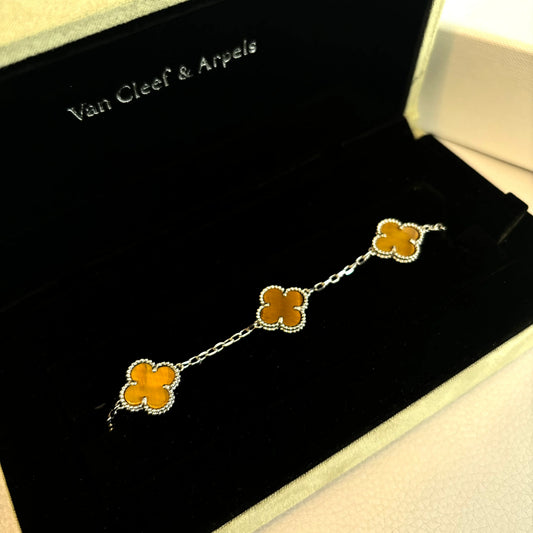 Clover Bracket Tiger’s Eye