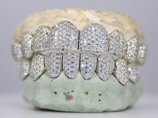 8 On 8 VVS Moissanite Grillz