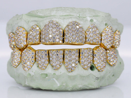 8 On 8 VVS Moissanite Grillz