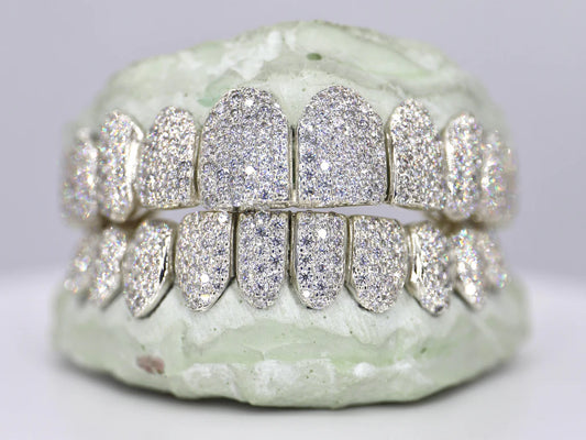 10 On 10 VVS Moissanite Grillz
