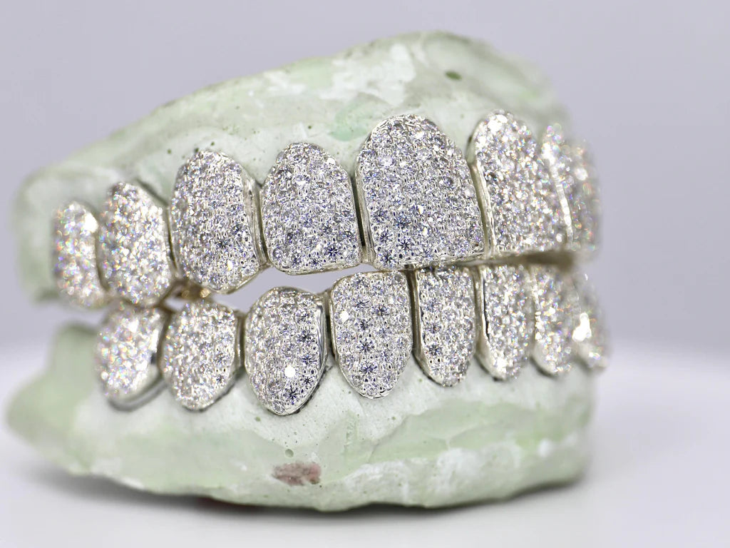 10 On 10 VVS Moissanite Grillz