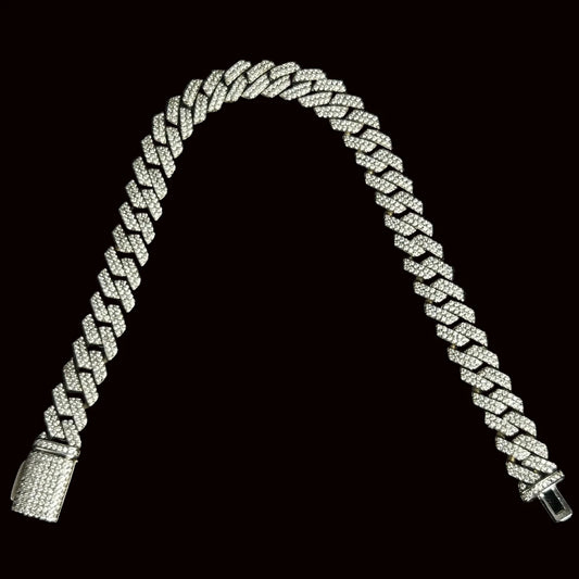 8mm VVS Cuban Link Bracelet
