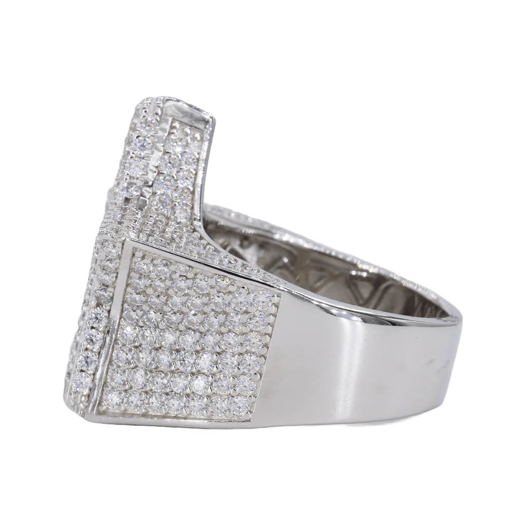 VVS Moissanite Baguette Star Ring