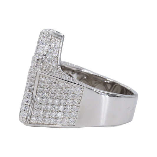 VVS Moissanite Baguette Star Ring