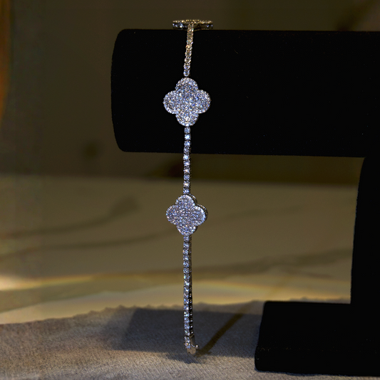 Clover Tennis Bracelet