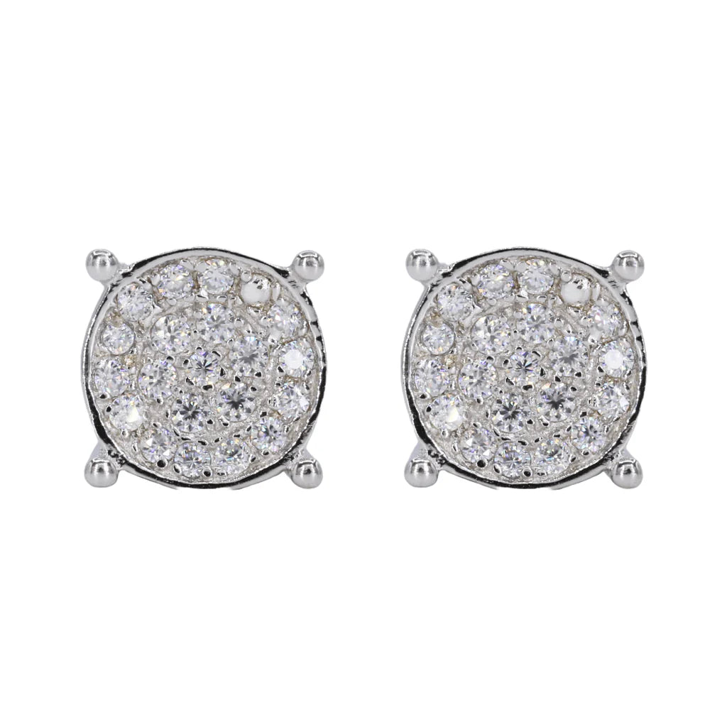 VVS Moissanite Circle Bowl Earrings