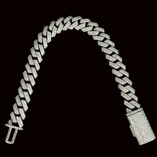 10mm VVS Cuban Link Bracelet