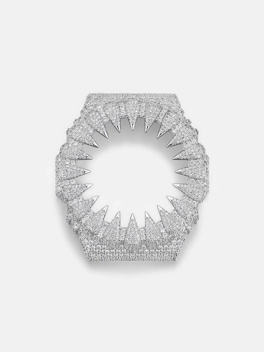 VVS Moissanite “Fangs” GS Bezel
