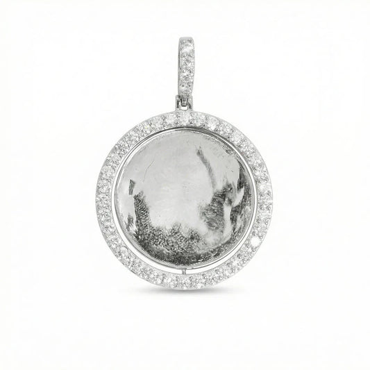 VVS Moissanite Round Cut Picture Pendant