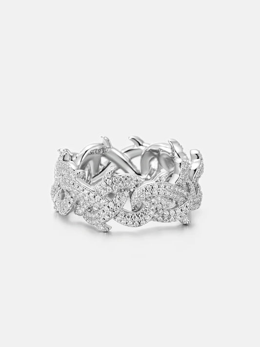 VVS 10mm Crown of Thorns Ring