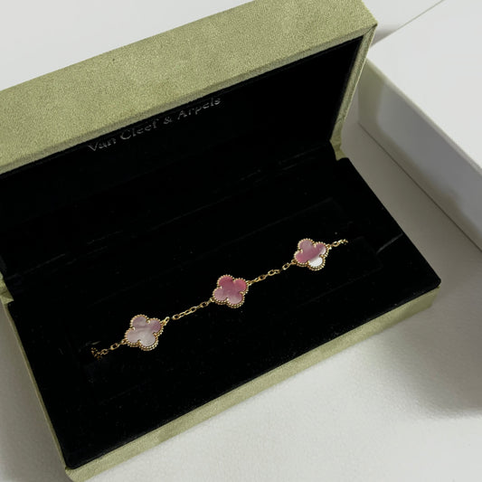 Clover Bracelet Rose Gold