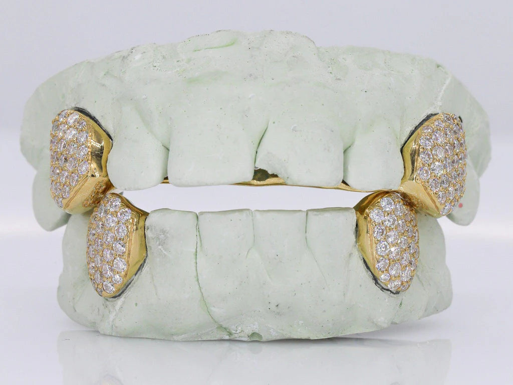 VVS Moissanite Grillz - Fangs